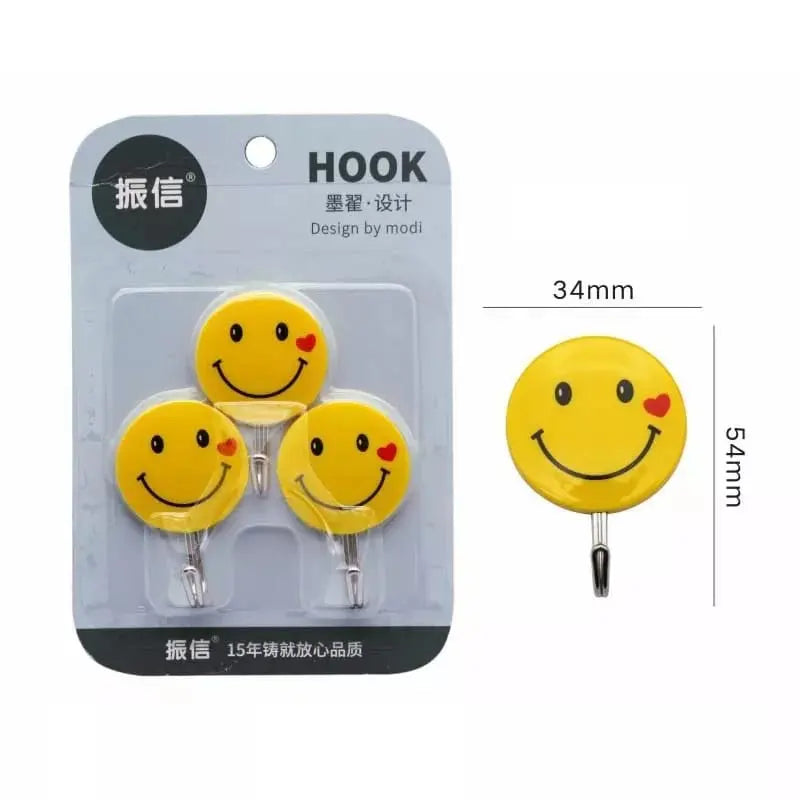 3 Pcs of Adhesive Wall Hooks , Wall Hooks Sticker