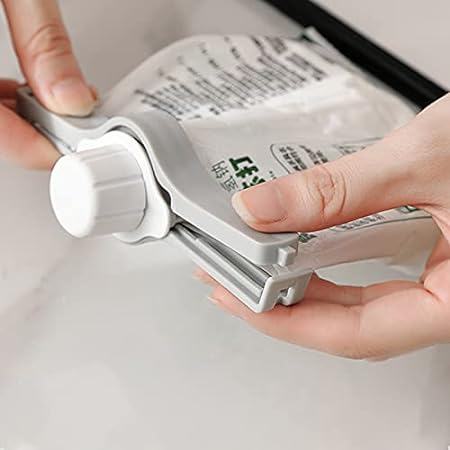 3 Pieces of Food Sealing Clips for Bags , Screw Cap Sealing Clip happyhome