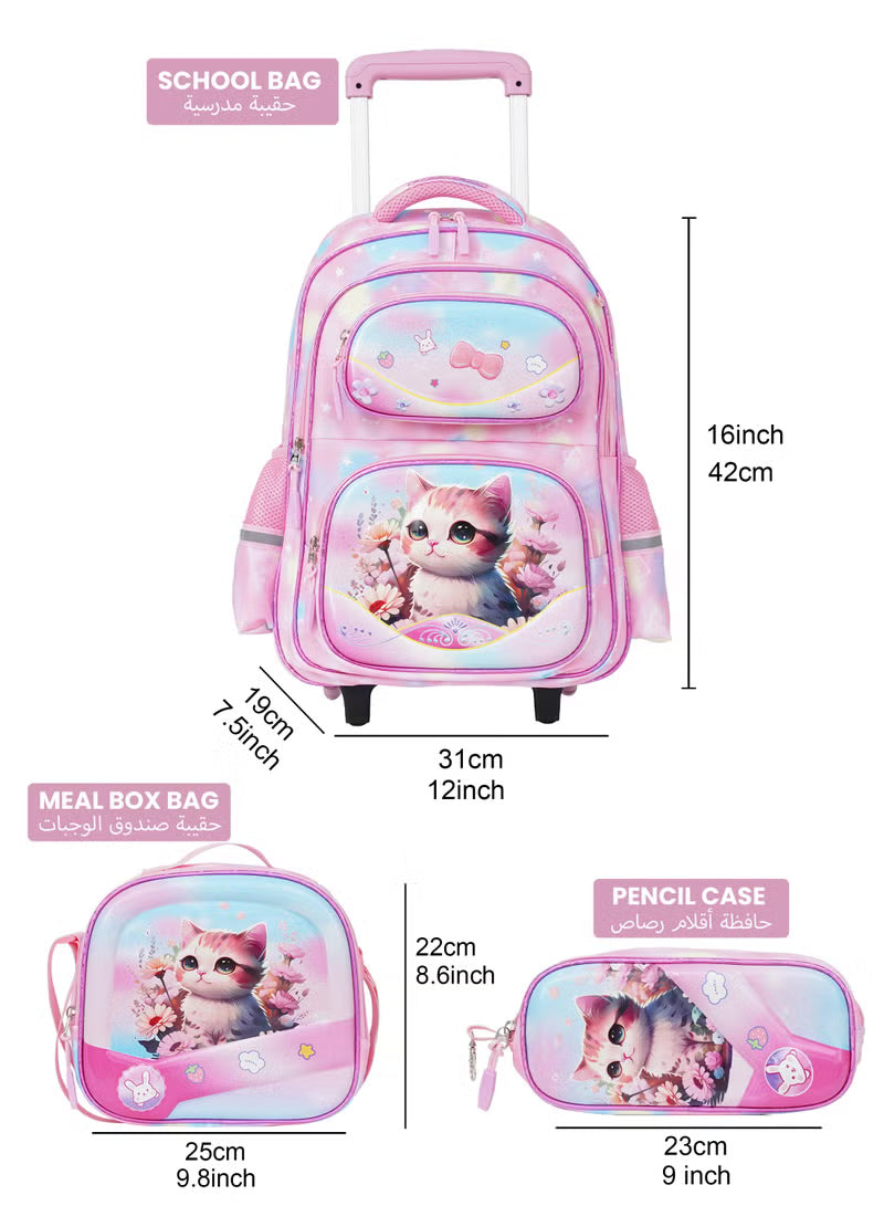 KiddoKit Character Kitty School Bag – 18 Inch