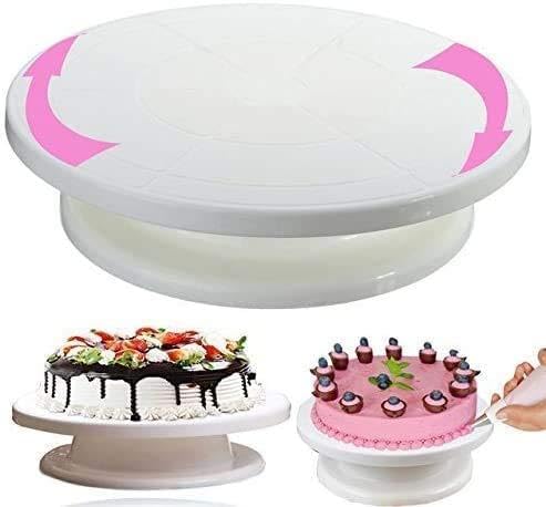 360° Cake Decorating Turntable, Pro-Bake Rotating Cake Stand