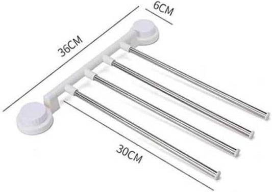 Wall Mounted Towel Rack, Space-Saving Towel Hanger
