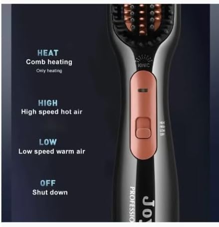 Joy 3-in-1 Professional Hair Styling Brush – Straighten, Curl & Volume
