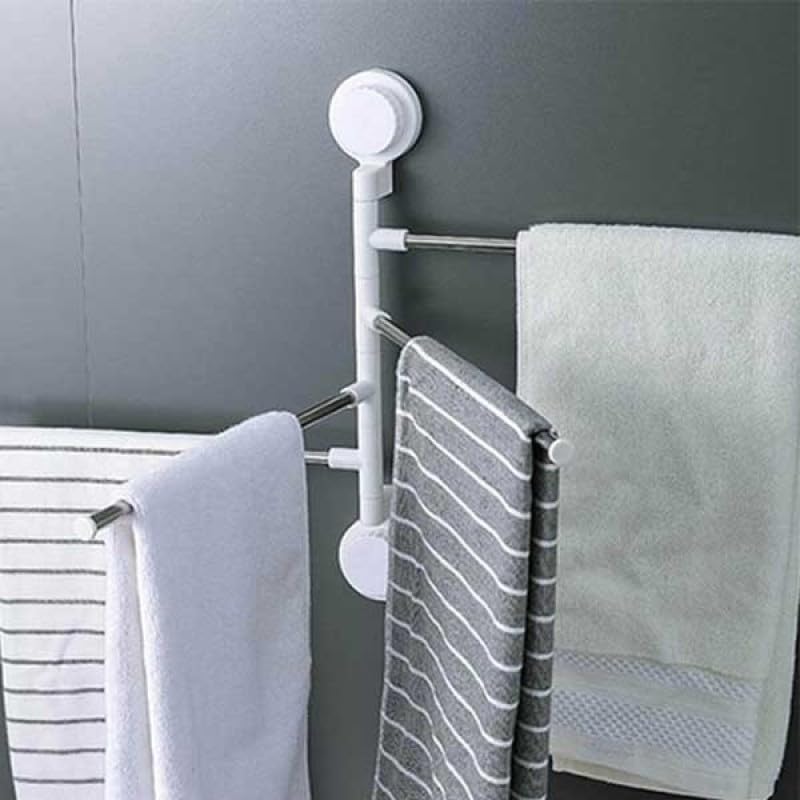 Wall Mounted Towel Rack, Space-Saving Towel Hanger