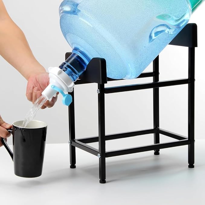 Water Bottle Holder, Water Dispenser Stand with Dispenser Valve