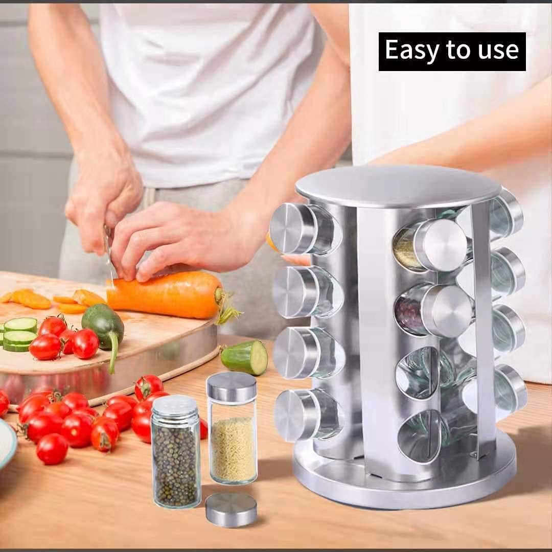 Rotating Spice Rack, Bottle Spice Rack