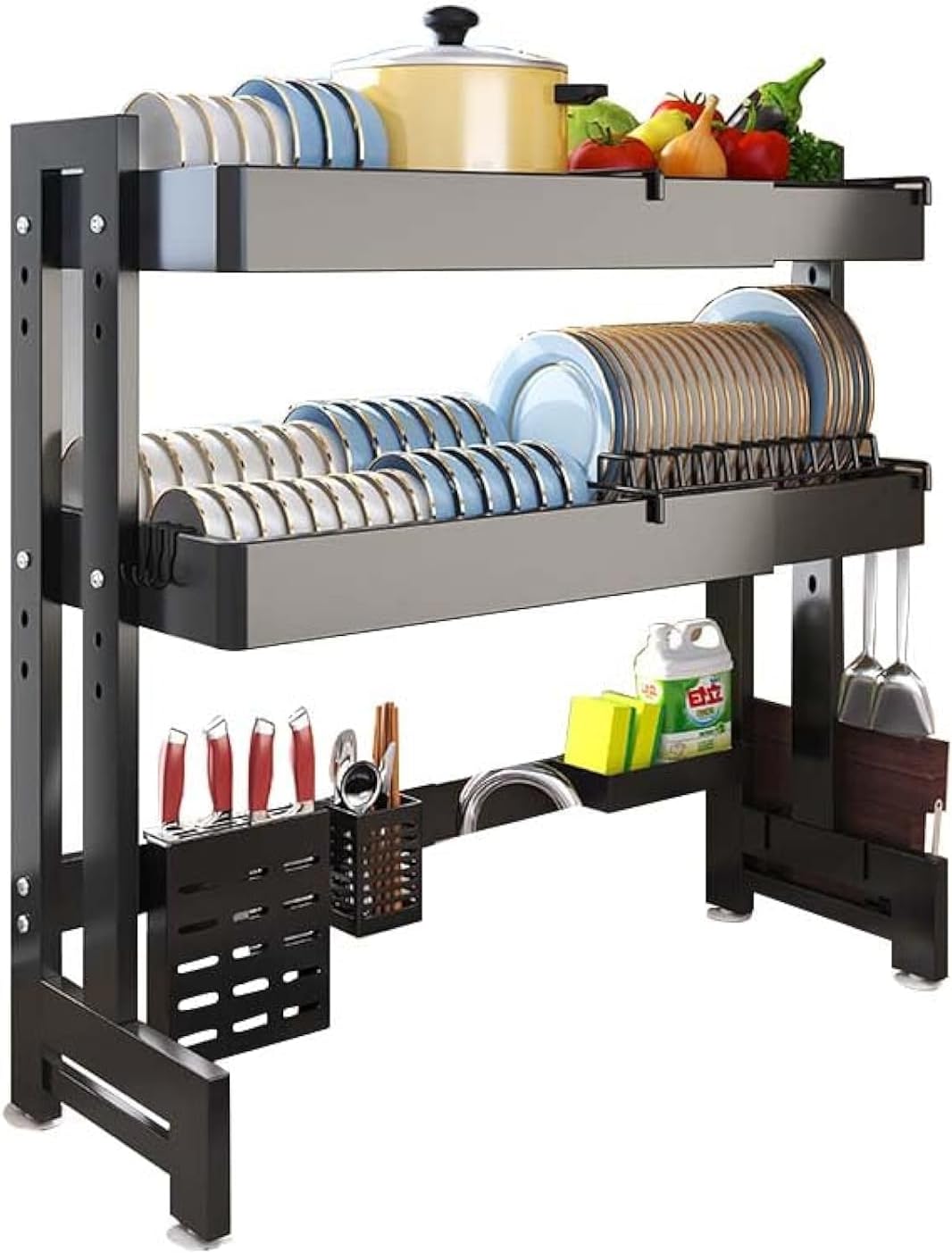 Adjustable Kitchen Sink Rack, Kitchen Over the Sink Rack Extendable
