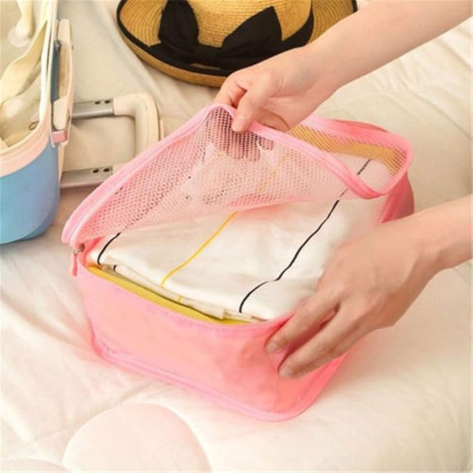 6Pcs Travel Storage Bag Set , Travel Kit
