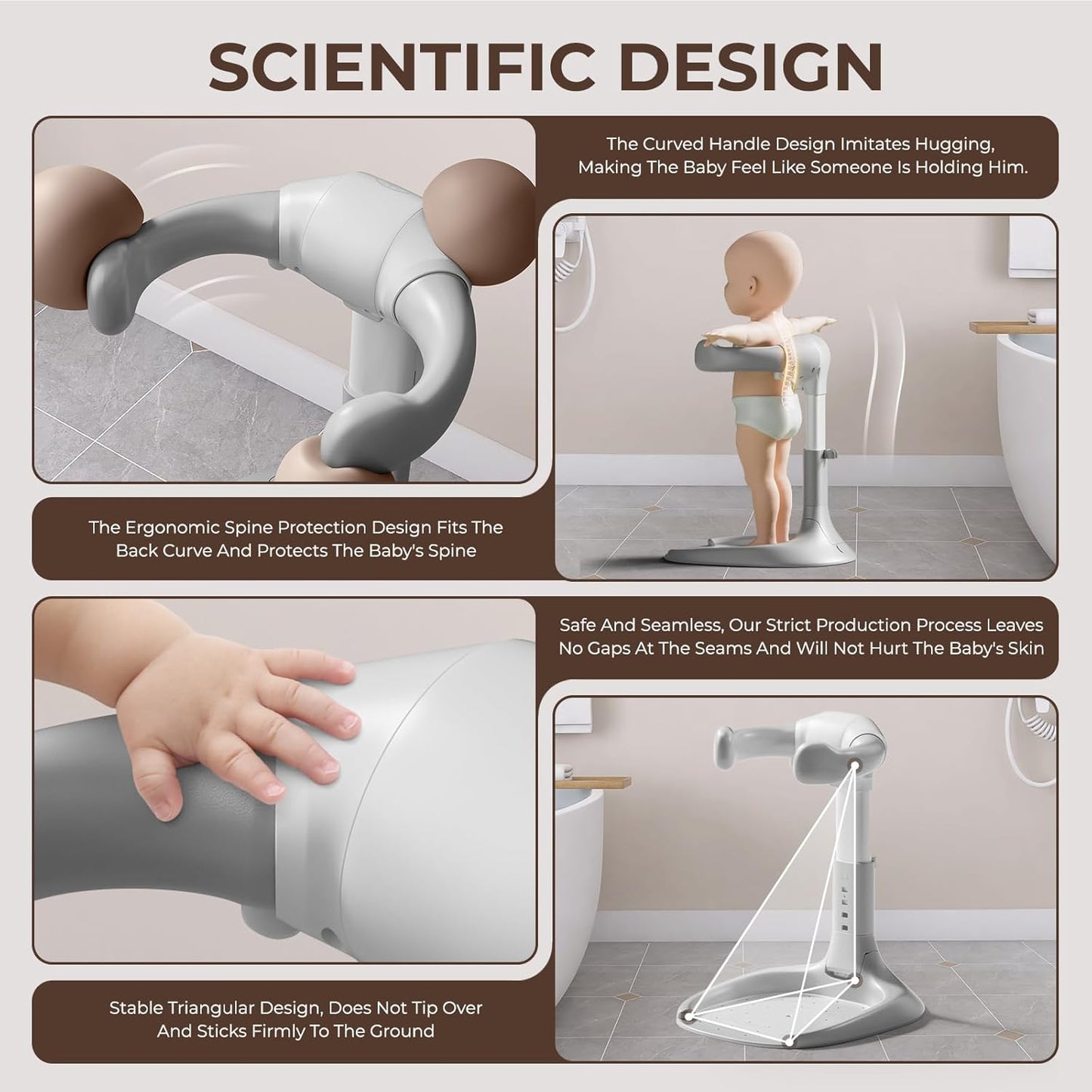 Baby Bath Stand, Foldable Baby Shower Stand