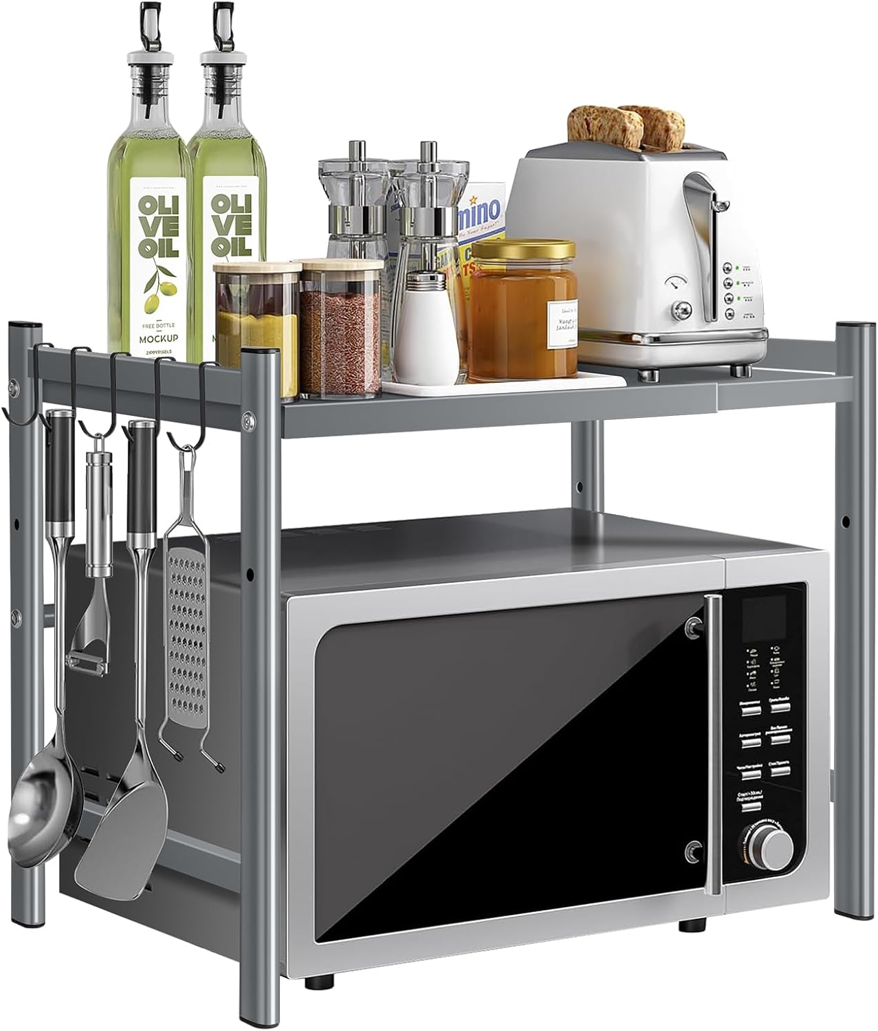 Microwave Oven Stand, Extendable Microwave Oven Rack