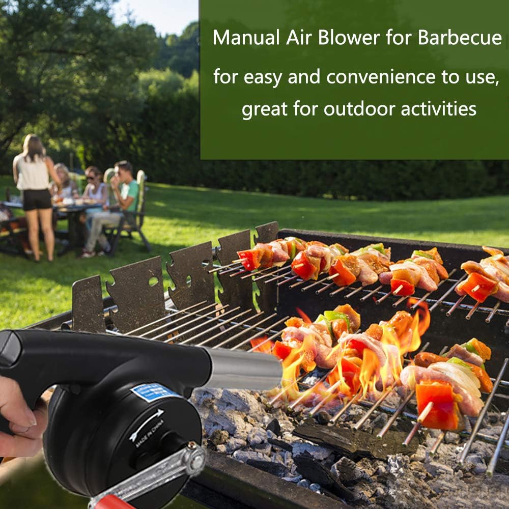 Manual fire blower, Hand-operated fire blower