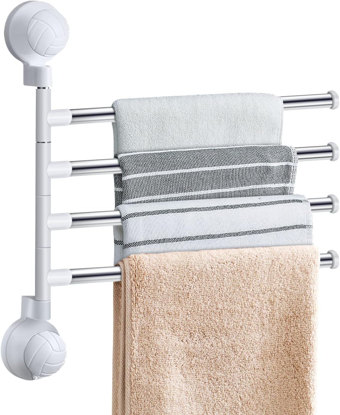 Wall Mounted Towel Rack, Space-Saving Towel Hanger