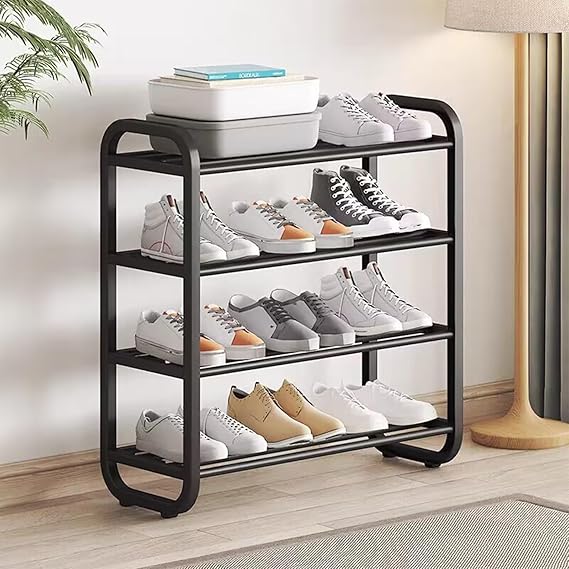 Metal 4 tier shoe rack sale