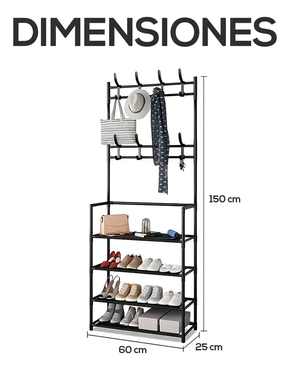 Multifunction Shoe And Hat Rack , Shoe Rack Stand Organizer