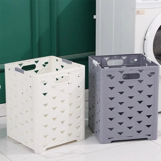 Folding Laundry Basket , Foldable Laundry Basket Plastic happyhome
