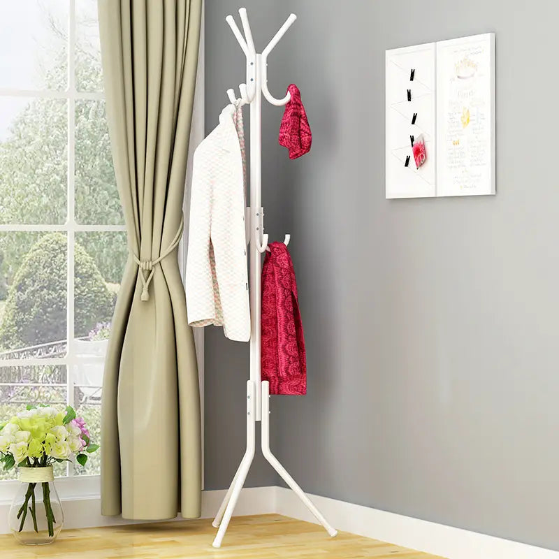 12 Hook Metal Garment Rack, Standing Clothes Hanger
