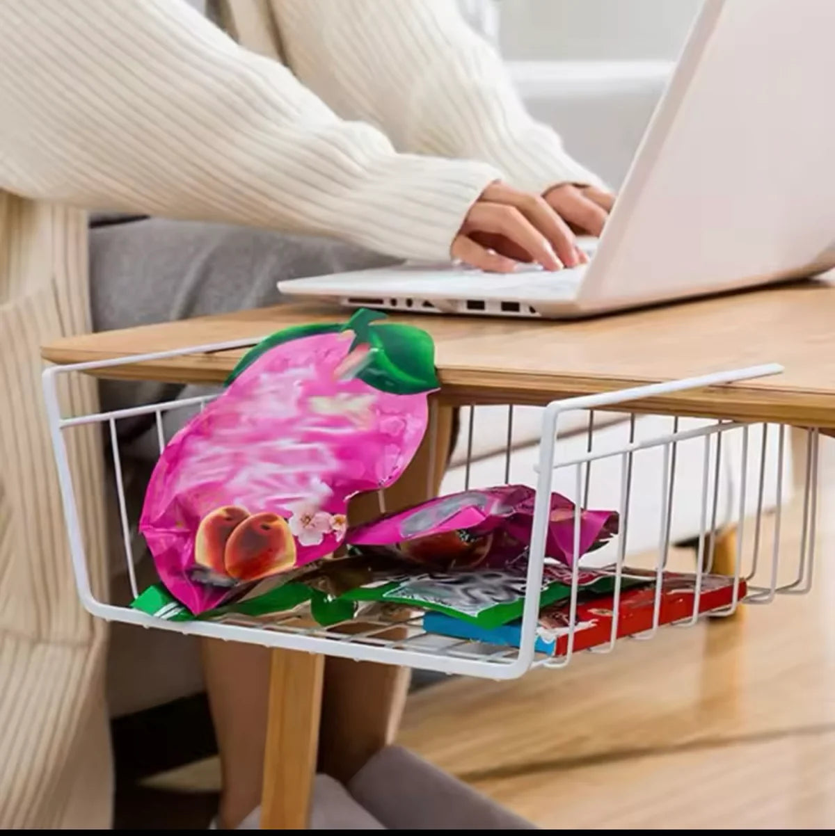 Hanging Storage Basket, Tabletop Storage Organizer