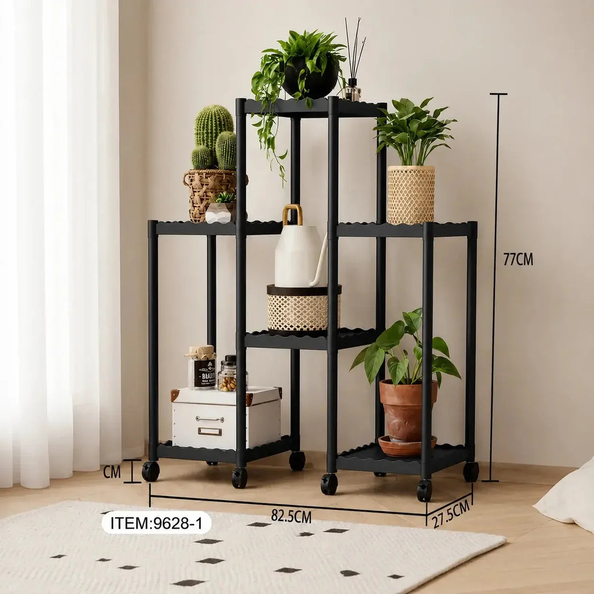Multi-Layer Plant Stand,Plant Stand with Wheels