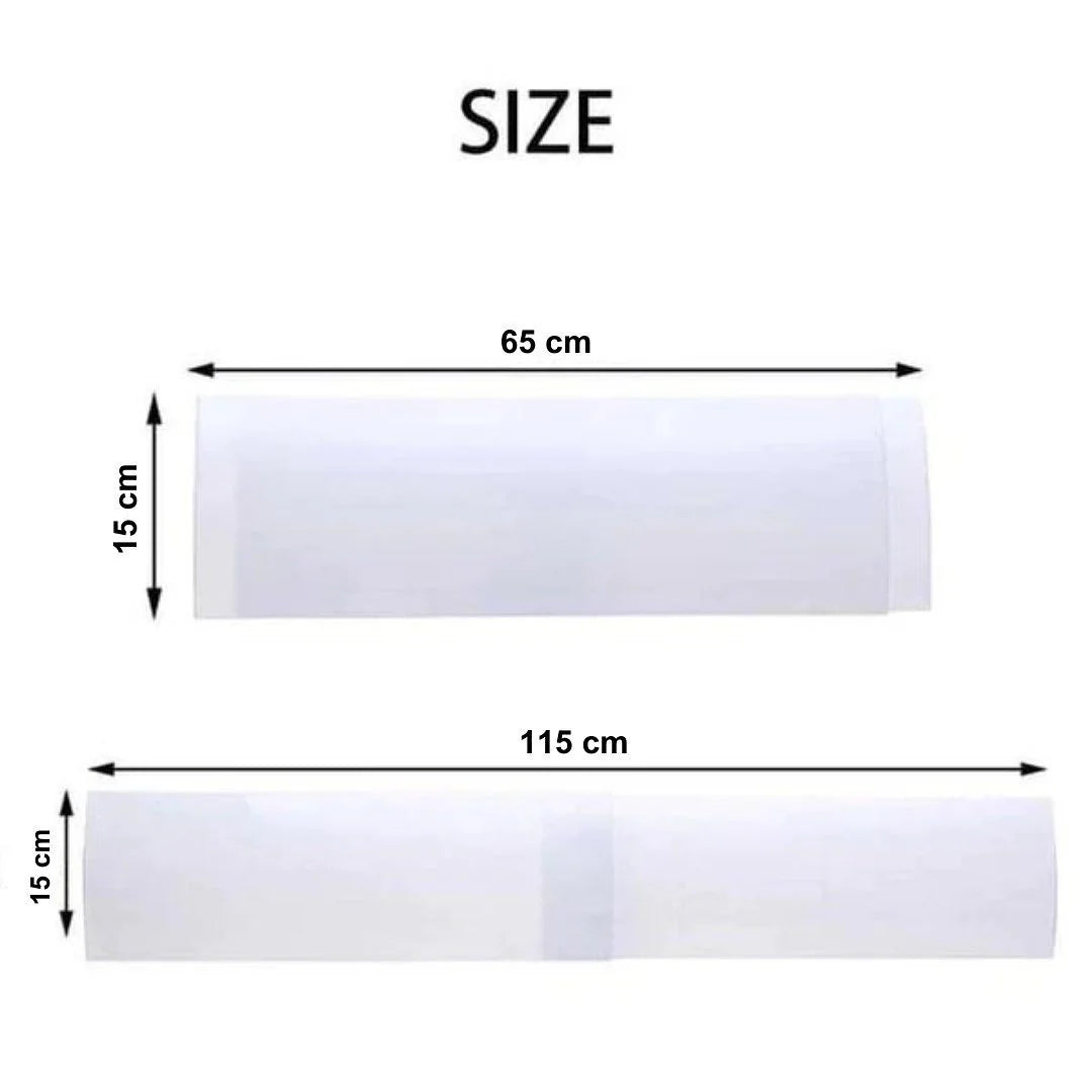 AC Wind Shield , Adjustable Air Conditioning Cover Wind Deflector( Side Fitting)