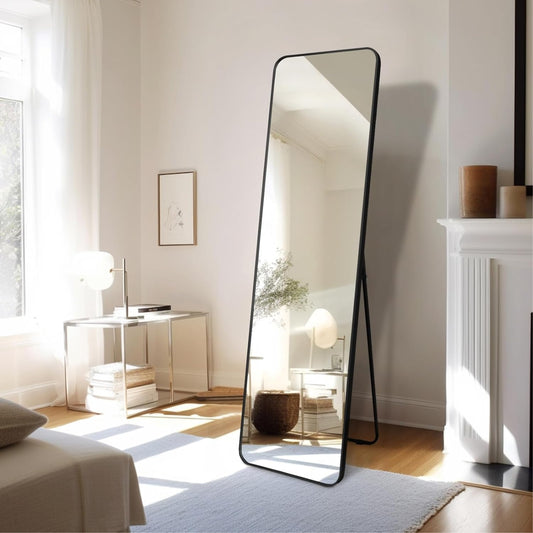 Standing Mirrors, Full-Length Mirror with Plastic Frame