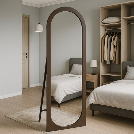 Standing Mirrors, Full-Length Mirror with Wooden Frame