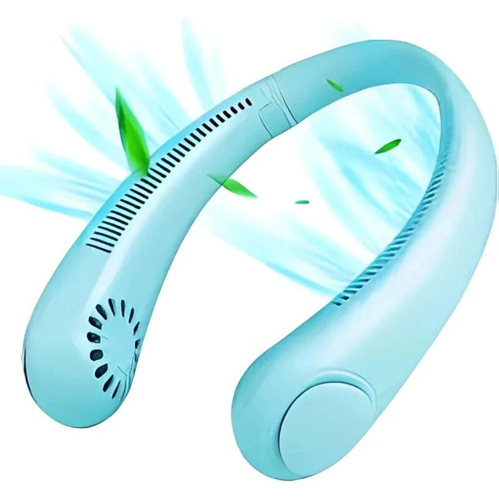 مروحة تبريد للرقبة قابلة للدوران، مروحة خالية من الشفرة بدون استخدام اليدين