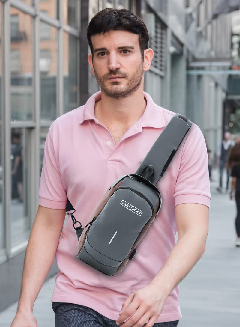 Parajohn Anti-Theft Crossbody Sling Bag | Shoulder Backpack