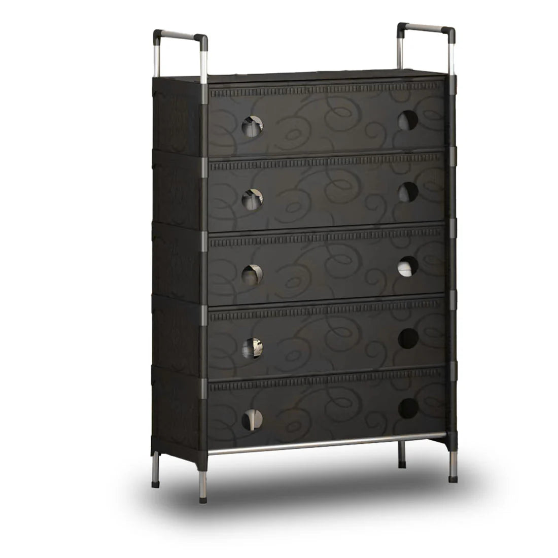 Metal Shoe Rack with Cover 6 tier, Shoe Rack with Door