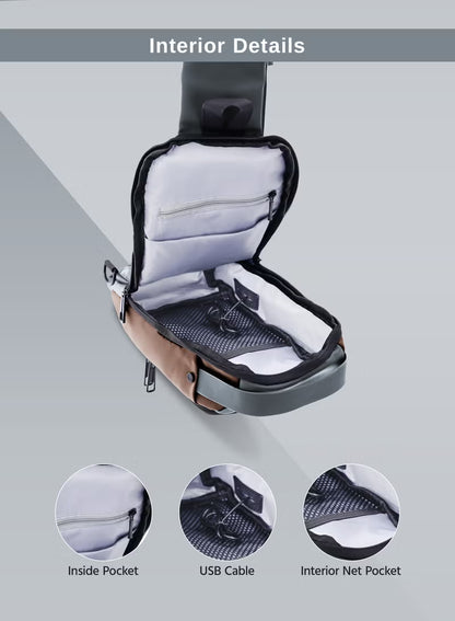 Parajohn Anti-Theft Crossbody Sling Bag | Shoulder Backpack