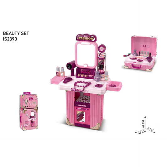 Portable Makeup Playset for Girls, Beauty Set 008-603a