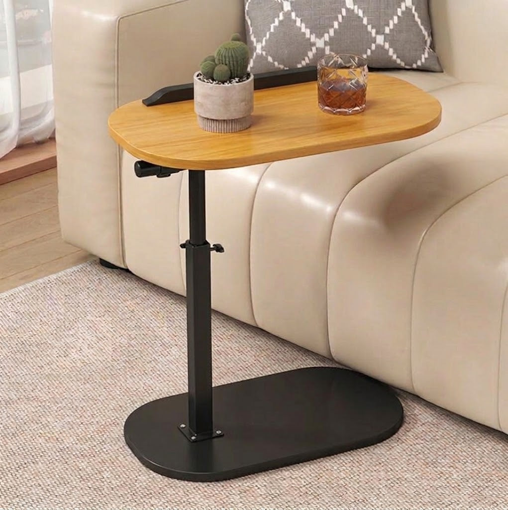 Adjustable Side Table,C-Shaped Side Table