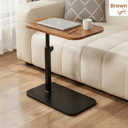 Height Adjustable C Shaped Table, Sofa Side Table