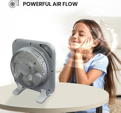 10 Inch Box Fan, Light weight Box Fan happyhome