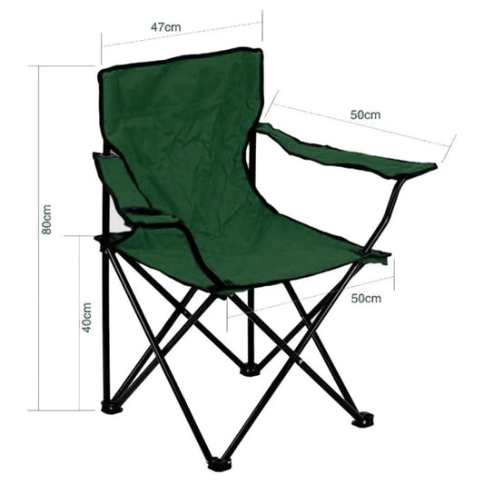 Folding Camping Chair with Armrest, Camping Chair