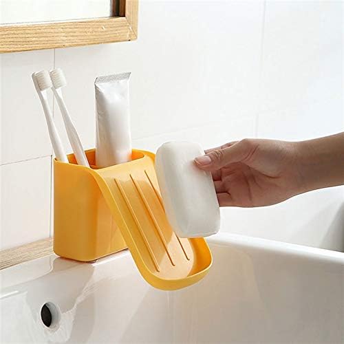 2 Pieces Soap Brush Holder, Portable Soap Dish Holder happyhome