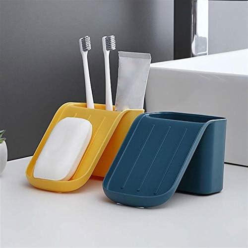 2 Pieces Soap Brush Holder, Portable Soap Dish Holder happyhome