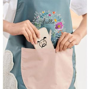 2 Pieces of Waterproof & oilproof Kitchen Apron , Kitchen Apron with Pockets happyhome