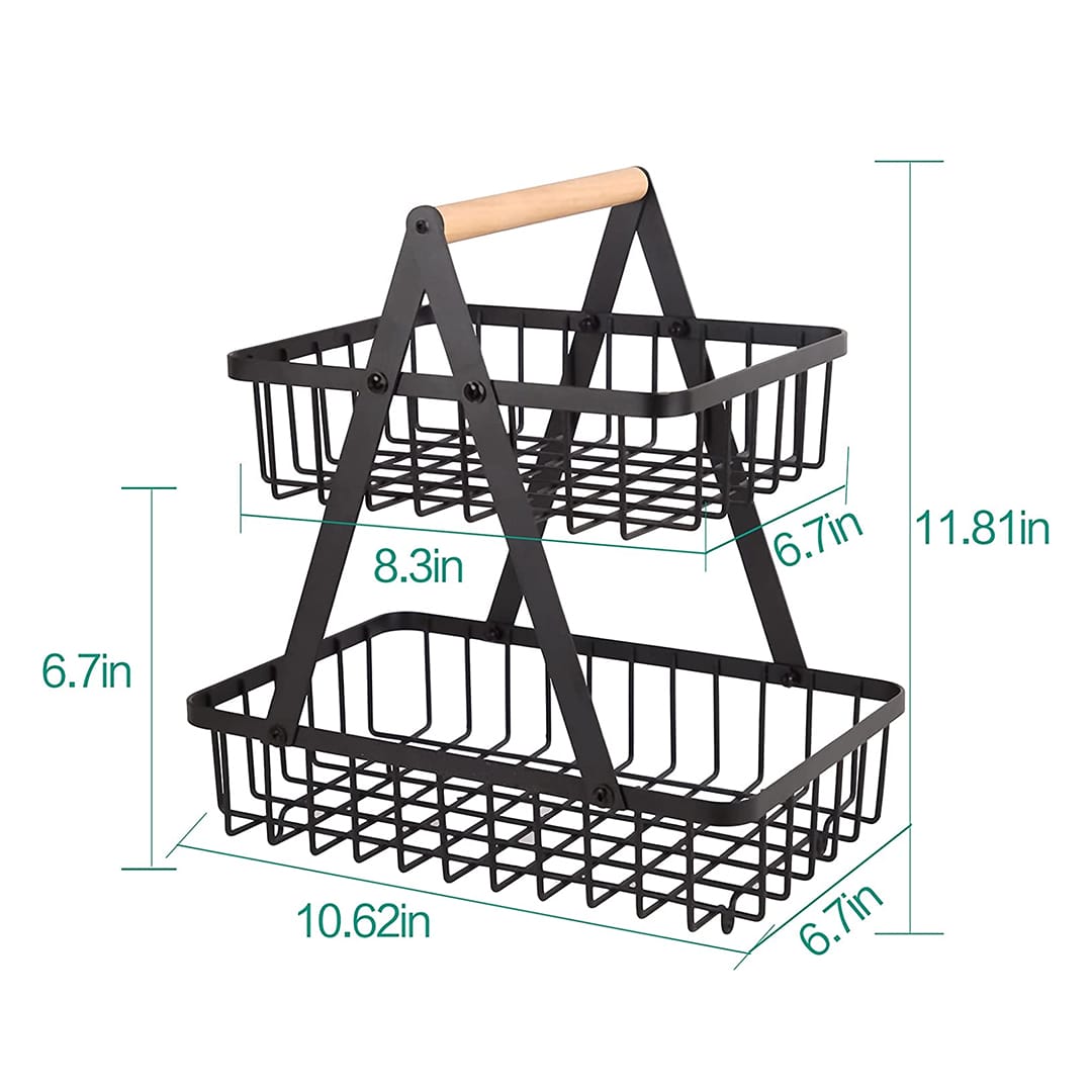 2 Tier Fruit Basket happyhome