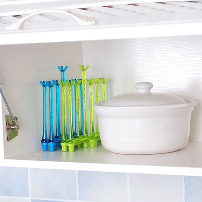 2 pieces Drain Cup Holder, Retractable Cup Drying Rack happyhome