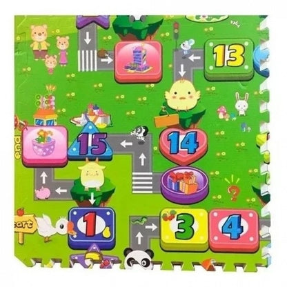 Kids  Foam Puzzle Play Mat – 60×60 cm (4 Pcs), Kids Puzzle Mat