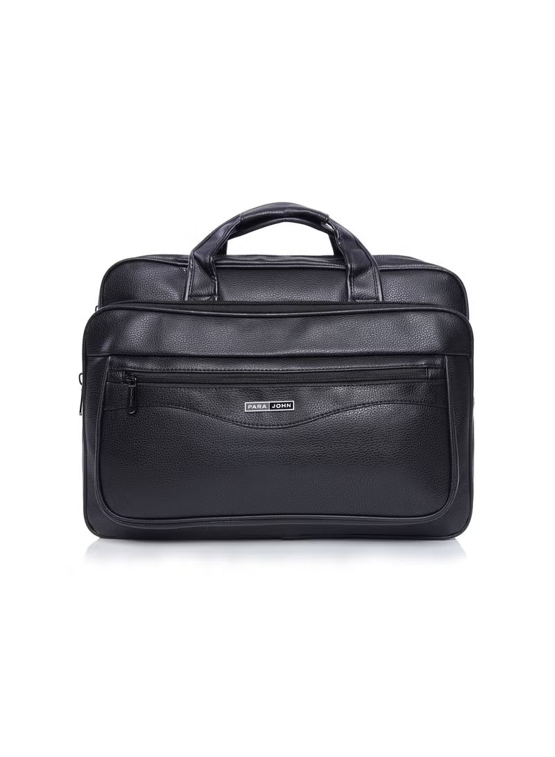 PARAJOHN Secure Business Laptop Bag with Hideaway Handles