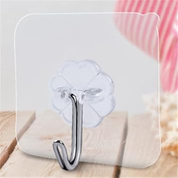 3 Pcs of Adhesive Wall Hooks , Wall Hooks Sticker happyhome