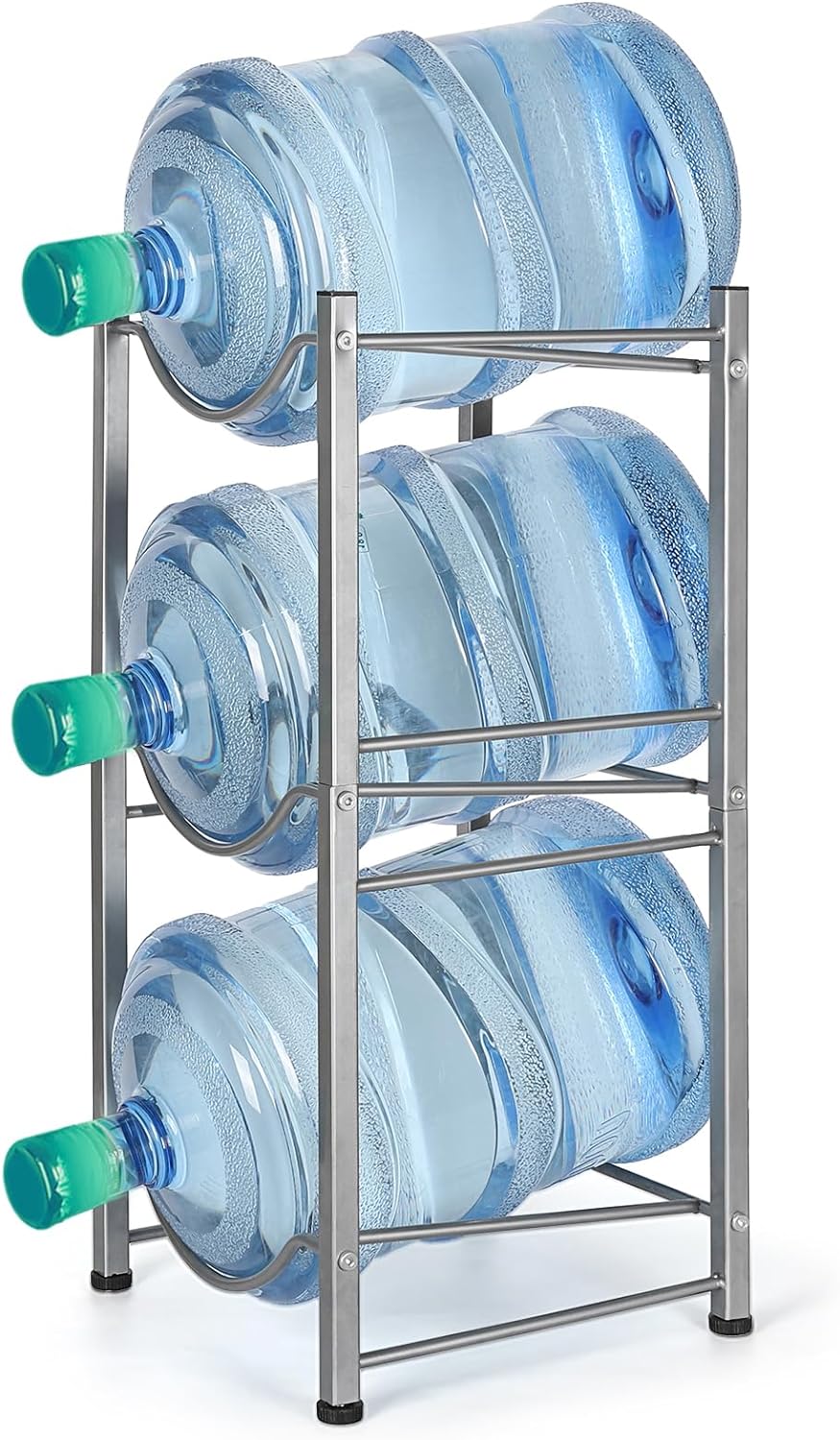 3 Tier Bottle Rack, Metal Water Bottle Holder Storage Rack happyhome