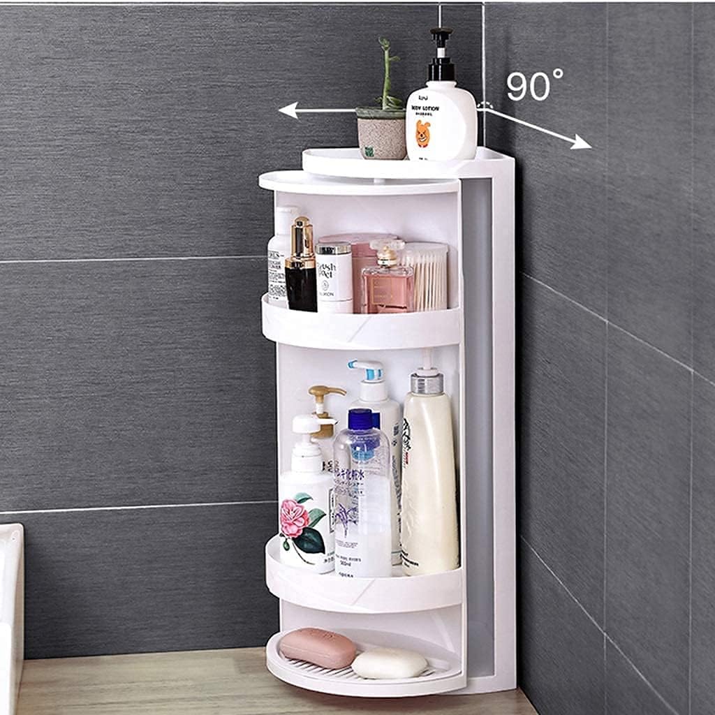 3 tier Shower Storage, Bathroom Corner Shelf happyhome