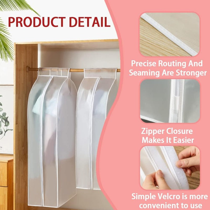 3D Zipper Clothes Dust Cover happyhome