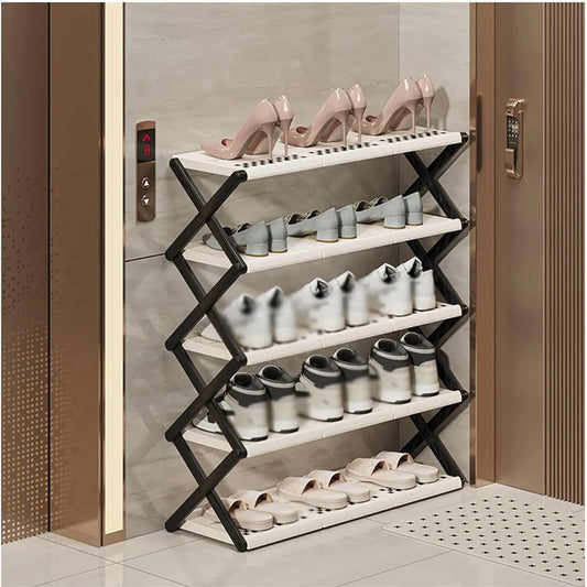 5 Layer Shoe Rack , Foldable Shoe Rack 5 Layers