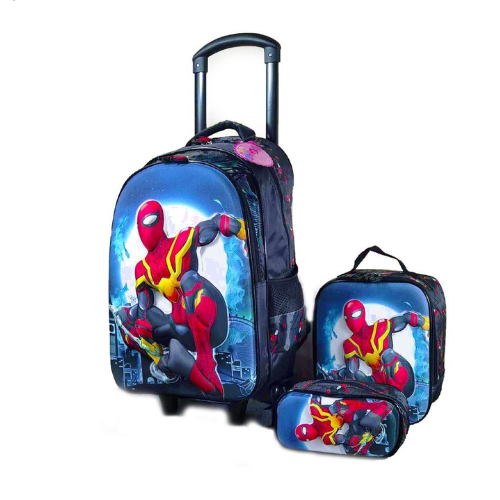 3 in 1 Trolley Bag, School Bag For Kids