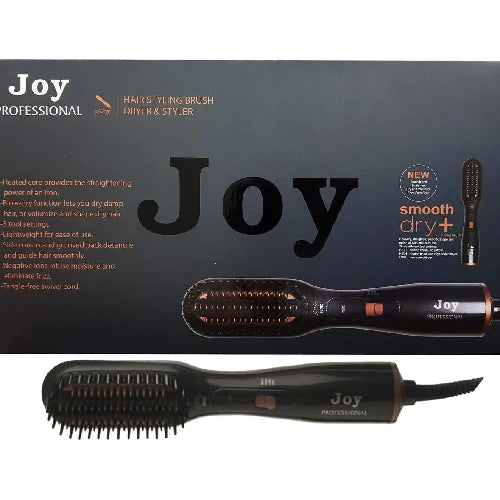Joy 3-in-1 Professional Hair Styling Brush – Straighten, Curl & Volume