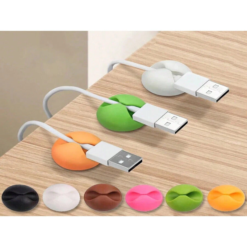 4 Pcs Cable Organizer , Adhesive Cable Clips Holder happyhome