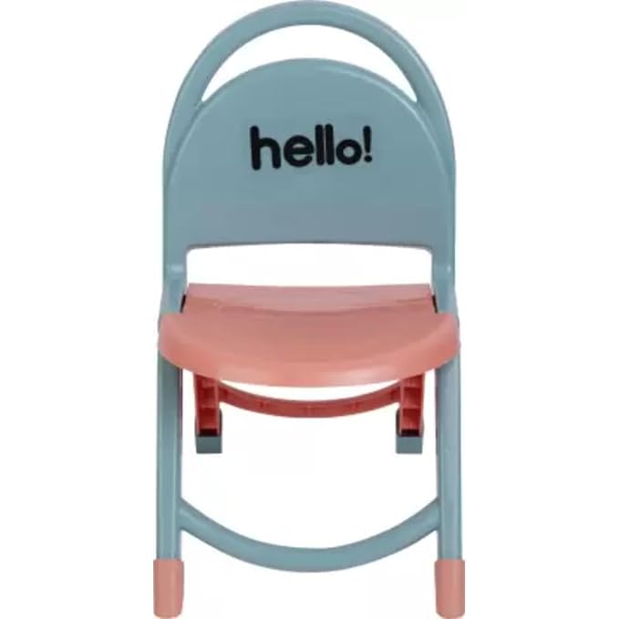 Foldable Kids Plastic Chair, Back Support Strong and Durable Plastic Chair