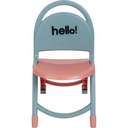 Foldable Kids Plastic Chair, Back Support Strong and Durable Plastic Chair